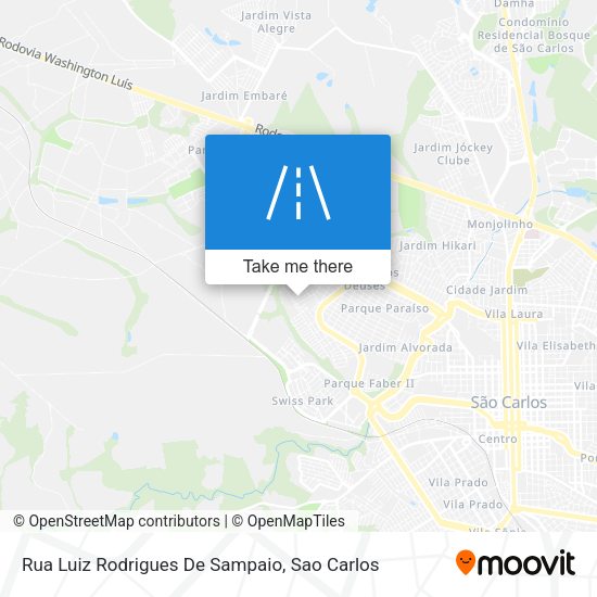 Rua Luiz Rodrigues De Sampaio map