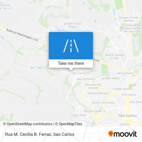 Rua M. Cecília B. Ferraz map