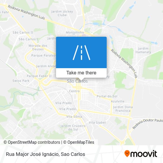 Rua Major José Ignácio map