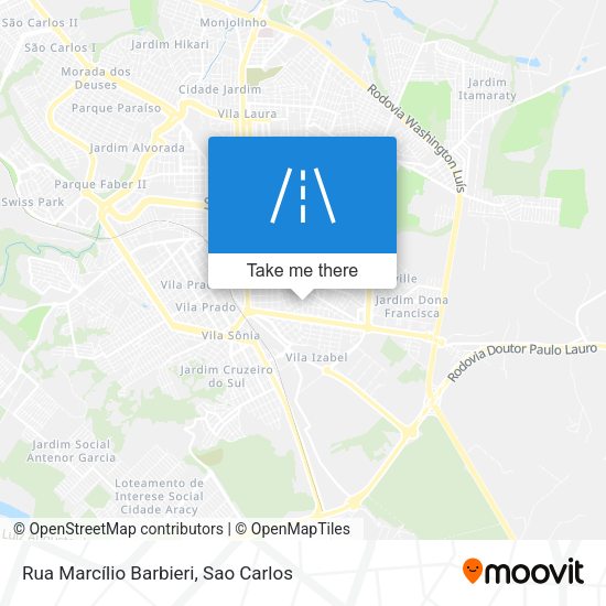 Rua Marcílio Barbieri map