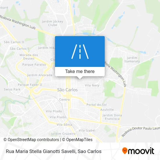 Rua Maria Stella Gianotti Savelli map