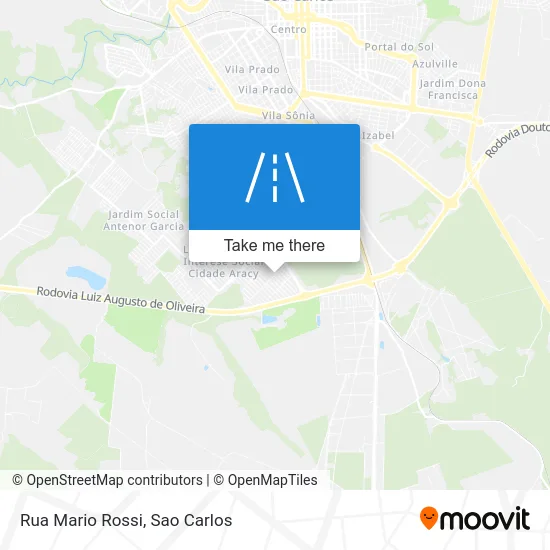 Rua Mario Rossi map