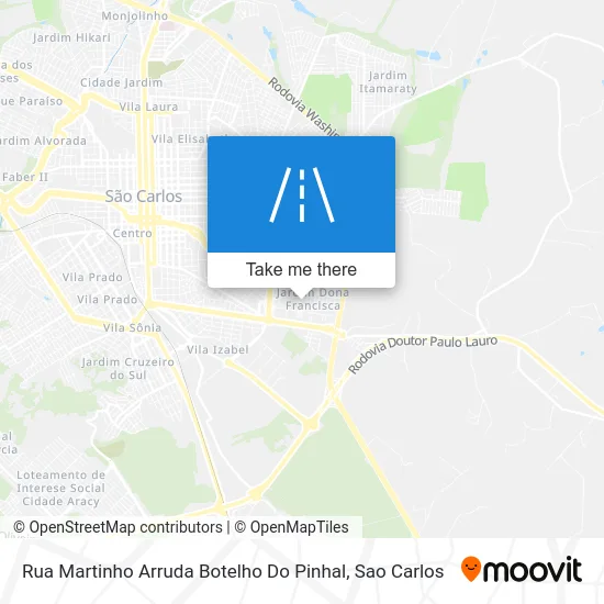 Rua Martinho Arruda Botelho Do Pinhal map