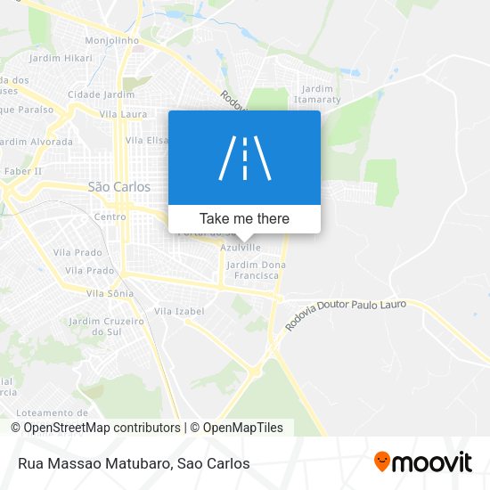 Rua Massao Matubaro map