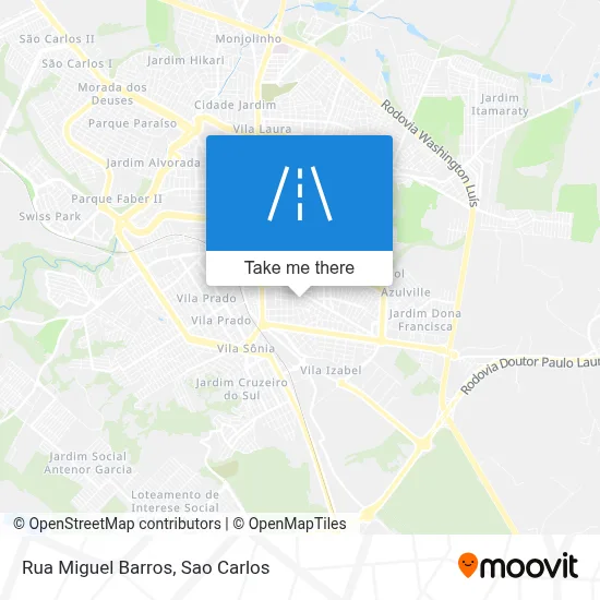 Rua Miguel Barros map