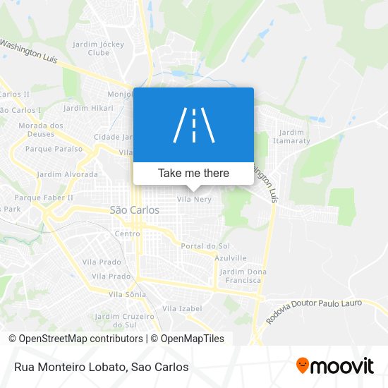Rua Monteiro Lobato map