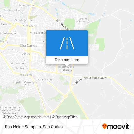Rua Neide Sampaio map