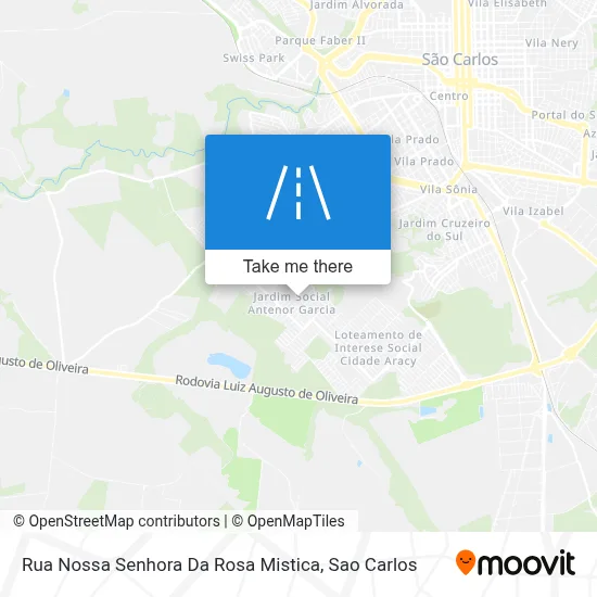 Rua Nossa Senhora Da Rosa Mistica map