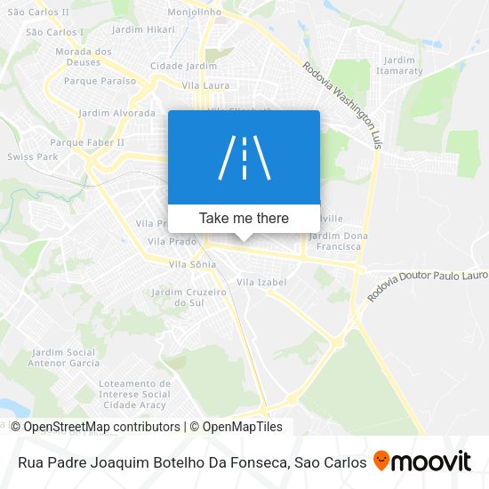 Rua Padre Joaquim Botelho Da Fonseca map