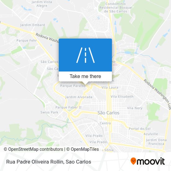 Rua Padre Oliveira Rollin map