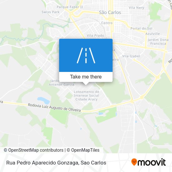 Rua Pedro Aparecido Gonzaga map