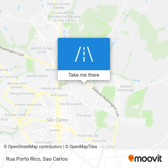Rua Porto Rico map