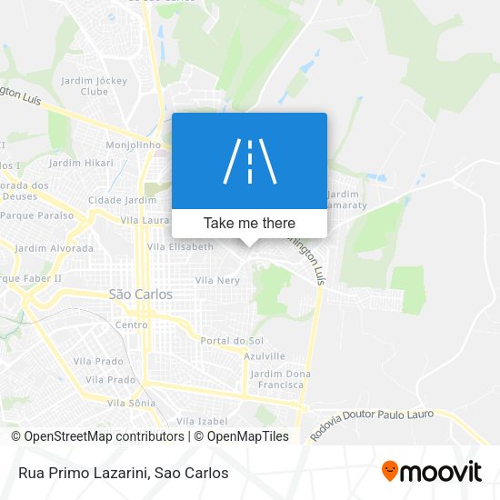 Rua Primo Lazarini map
