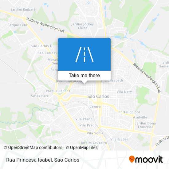 Rua Princesa Isabel map