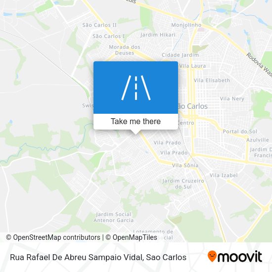 Rua Rafael De Abreu Sampaio Vidal map