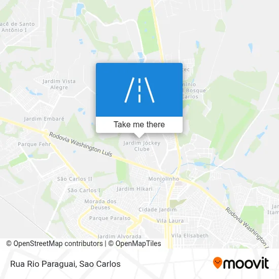 Rua Rio Paraguai map