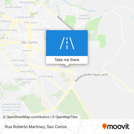 Rua Roberto Martinez map