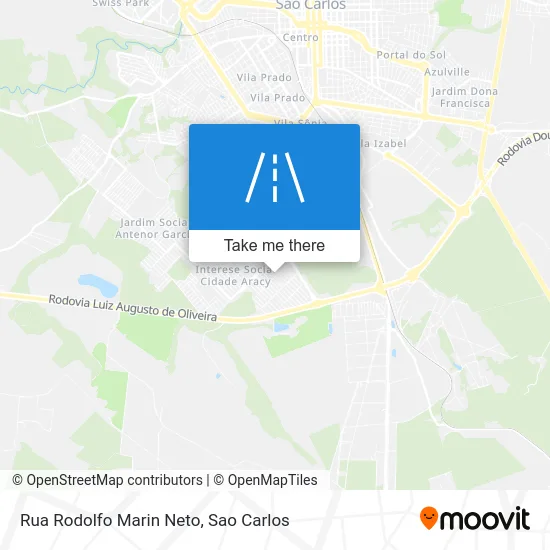 Rua Rodolfo Marin Neto map