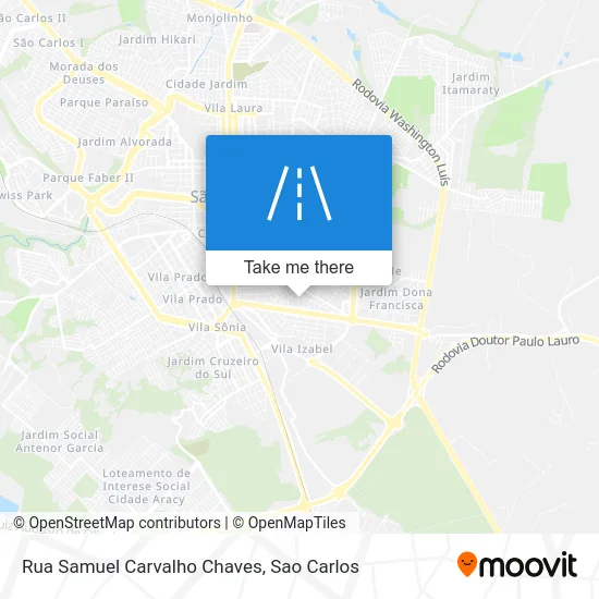 Rua Samuel Carvalho Chaves map