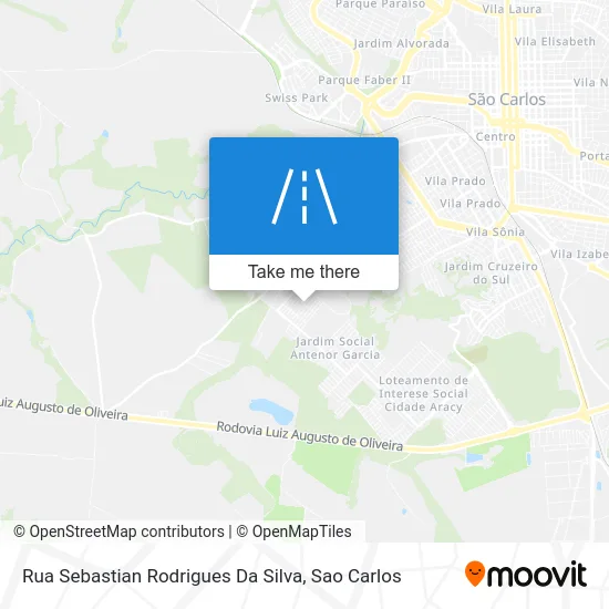 Rua Sebastian Rodrigues Da Silva map