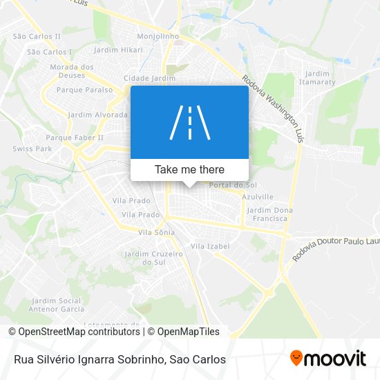 Rua Silvério Ignarra Sobrinho map