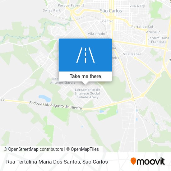 Rua Tertulina Maria Dos Santos map