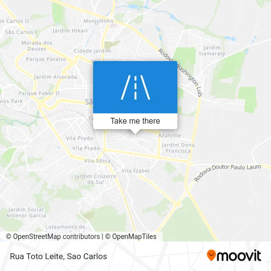 Rua Toto Leite map