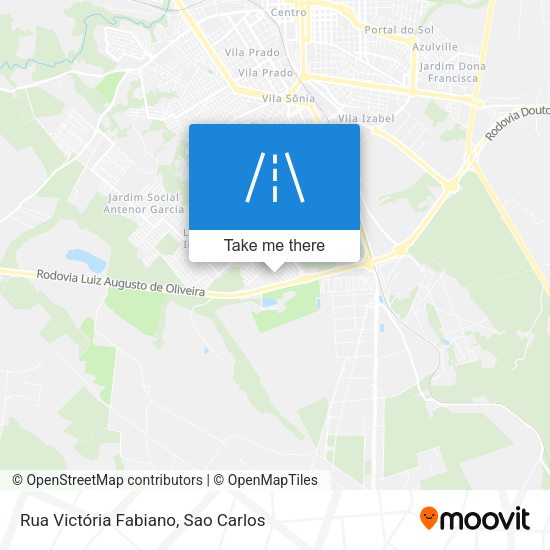 Rua Victória Fabiano map