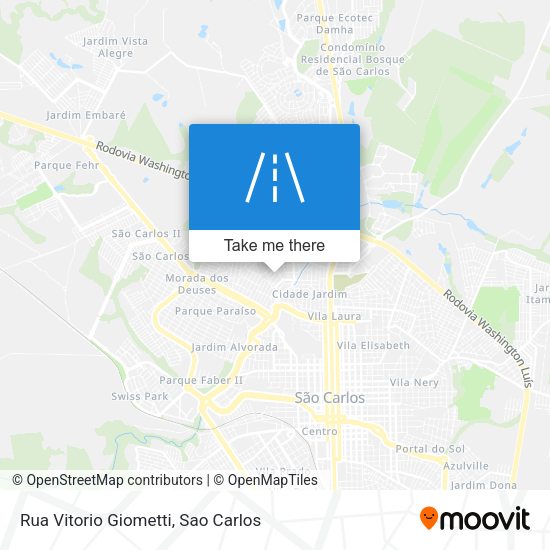 Rua Vitorio Giometti map
