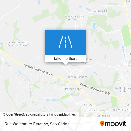 Rua Waldomiro Betanho map