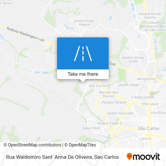 Rua Waldomiro Sant' Anna De Oliveira map
