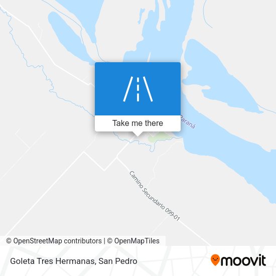 Mapa de Goleta Tres Hermanas