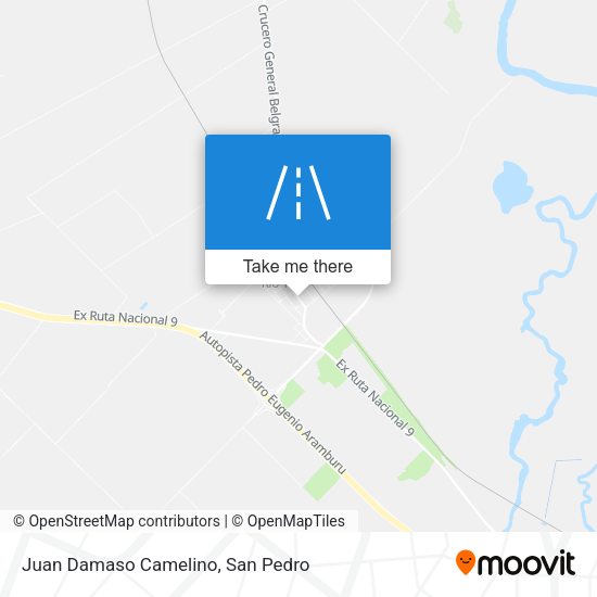 Juan Damaso Camelino map
