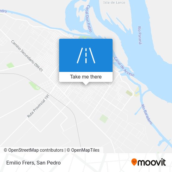 Mapa de Emilio Frers
