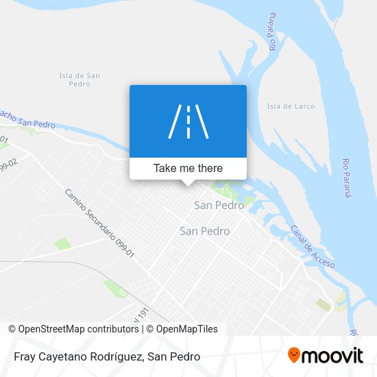 Mapa de Fray Cayetano Rodríguez