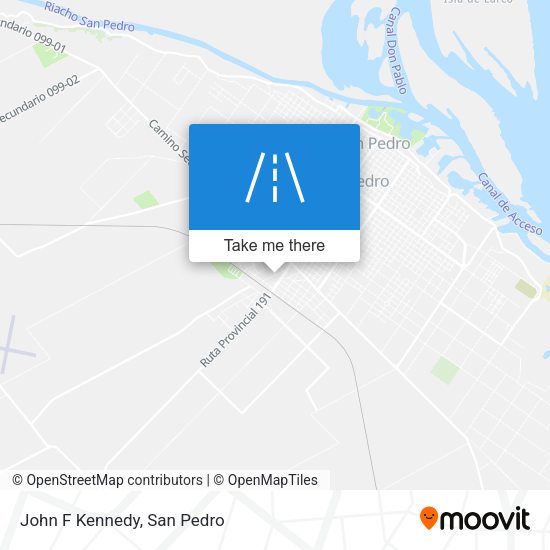 Mapa de John F Kennedy