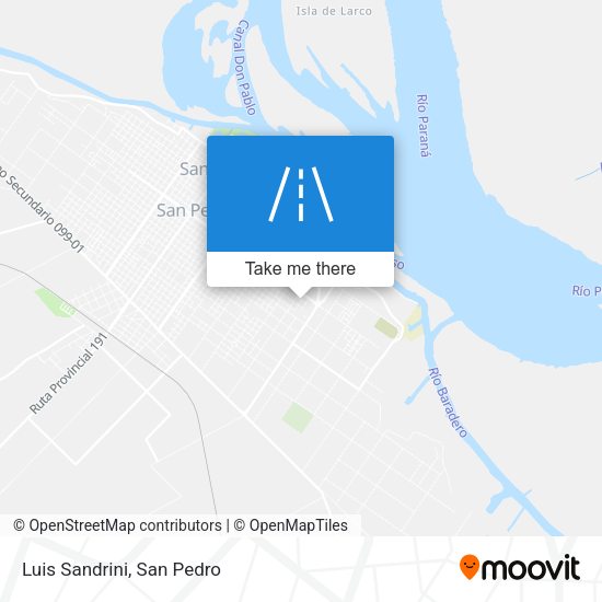 Mapa de Luis Sandrini