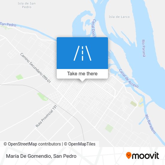 María De Gomendio map