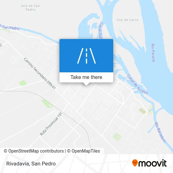 Rivadavia map