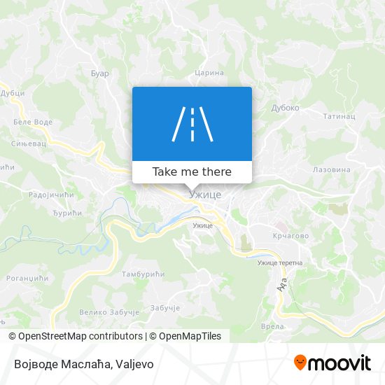 Војводе Маслаћа map