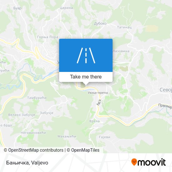 Бањичка map