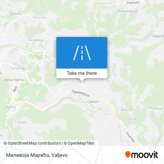 Миливоја Марића map