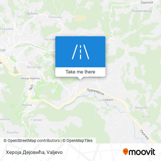 Хероја Дејовића map