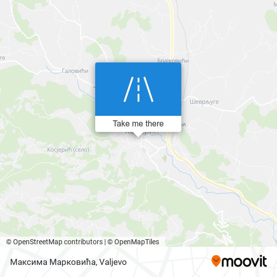 Максима Марковића map