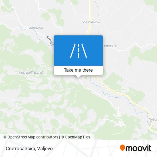 Светосавска map