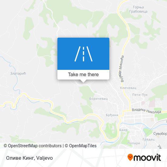 Оливе Кинг map