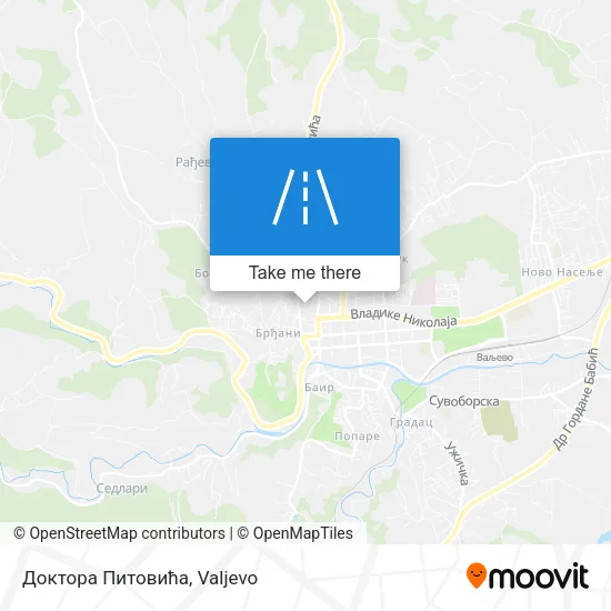 Доктора Питовића map