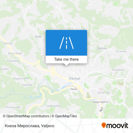 Кнеза Мирослава map