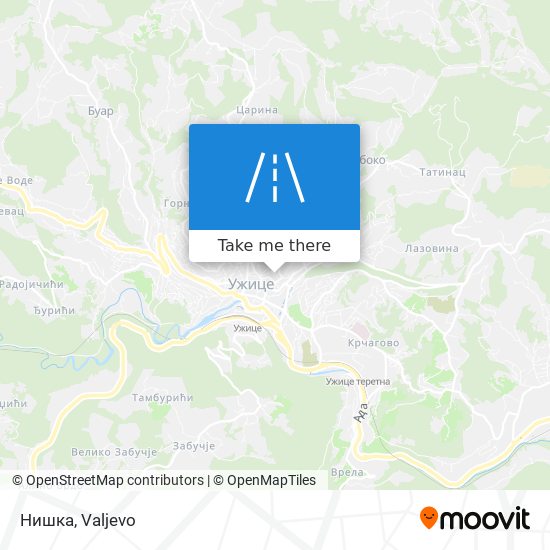 Нишка map