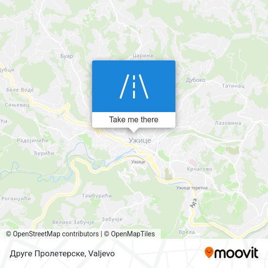 Друге Пролетерске map